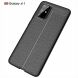 Защитный чехол Deexe Leather Cover для Samsung Galaxy S20 Plus (G985) - Black. Фото 2 из 12