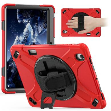 Захисний чохол Deexe Rotation Hybrid для Samsung Galaxy Tab S12 Plus - Red