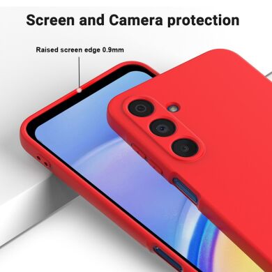 Защитный чехол Deexe Silicone Case для Samsung Galaxy A16 (A165) - Red