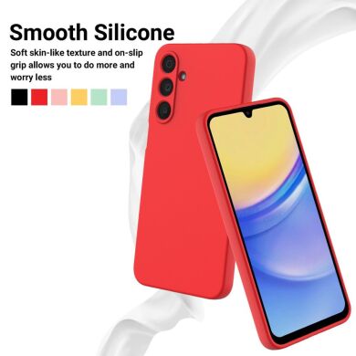 Защитный чехол Deexe Silicone Case для Samsung Galaxy A16 (A165) - Red