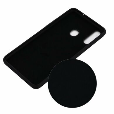 Защитный чехол Deexe Silicone Case для Samsung Galaxy A20s (A207) - Black