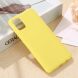 Защитный чехол Deexe Silicone Case для Samsung Galaxy A71 (A715) - Yellow. Фото 4 из 5
