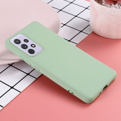 Защитный чехол Deexe Silicone Case для Samsung Galaxy A73 (A736) - Green