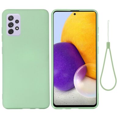 Захисний чохол Deexe Silicone Case для Samsung Galaxy A73 (A736) - Green