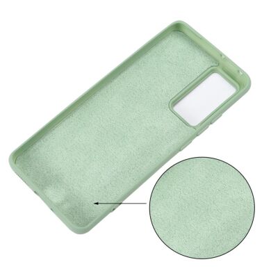 Защитный чехол Deexe Silicone Case для Samsung Galaxy A73 (A736) - Green