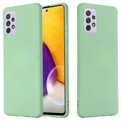 Защитный чехол Deexe Silicone Case для Samsung Galaxy A73 (A736) - Green