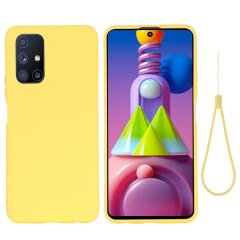 Захисний чохол Deexe Silicone Case для Samsung Galaxy M51 (M515) - Yellow