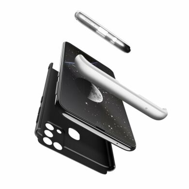 Защитный чехол GKK Double Dip Case для Samsung Galaxy M31 (M315) - Black / Silver