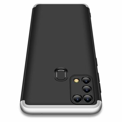 Защитный чехол GKK Double Dip Case для Samsung Galaxy M31 (M315) - Black / Silver