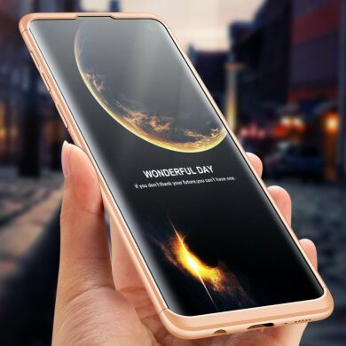 Защитный чехол GKK Double Dip Case для Samsung Galaxy S10 (G973) - Gold