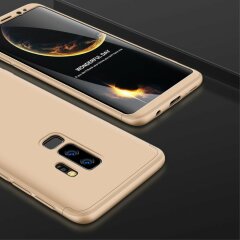Защитный чехол GKK Double Dip Case для Samsung Galaxy S9+ (G965) - Gold