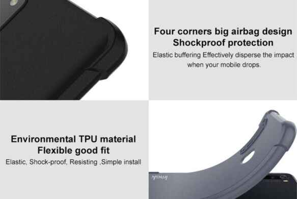 Защитный чехол IMAK Airbag Sand Case для Samsung Galaxy S23 Plus (S916) - Black