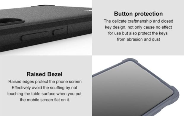 Защитный чехол IMAK Airbag Sand Case для Samsung Galaxy S23 Plus (S916) - Grey