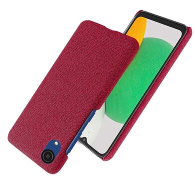Защитный чехол KSQ Cloth Style для Samsung Galaxy A03 Core (A032) - Red