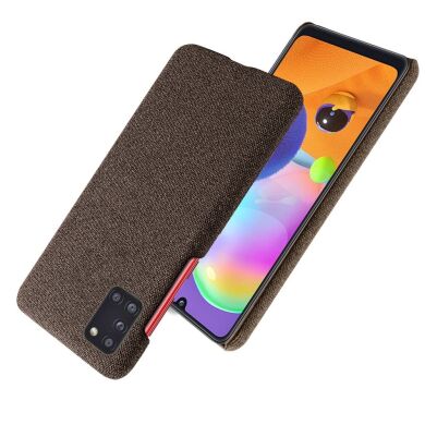 Захисний чохол KSQ Cloth Style для Samsung Galaxy A31 (A315) - Brown