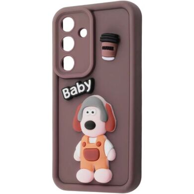 Защитный чехол Pretty Things Case для Samsung Galaxy S25 Plus (S936) - Brown / Baby