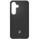 Защитный чехол Spigen (SGP) Enzo Aramid (MagFit) для Samsung Galaxy S25 (S931) ACS09121 / GP-FPS931PGABW - Black / Silver. Фото 1 из 11