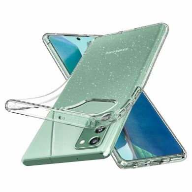 Защитный чехол Spigen (SGP) Liquid Crystal Glitter для Samsung Galaxy Note 20 (N980) - Crystal Quartz