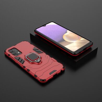 Защитный чехол Deexe Hybrid Case для Samsung Galaxy A32 (А325) - Red