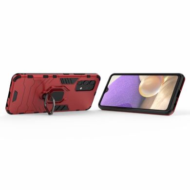 Защитный чехол Deexe Hybrid Case для Samsung Galaxy A32 (А325) - Red