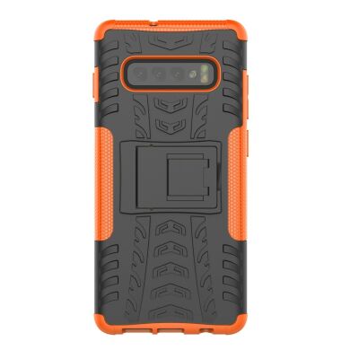 Защитный чехол UniCase Hybrid X для Samsung Galaxy S10 - Orange