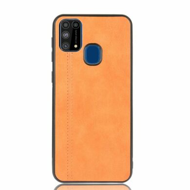 Защитный чехол UniCase Leather Series для Samsung Galaxy M31 (M315) - Yellow