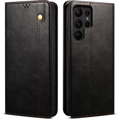 Защитный чехол UniCase Leather Wallet для Samsung Galaxy S26 Ultra (S948) - Black