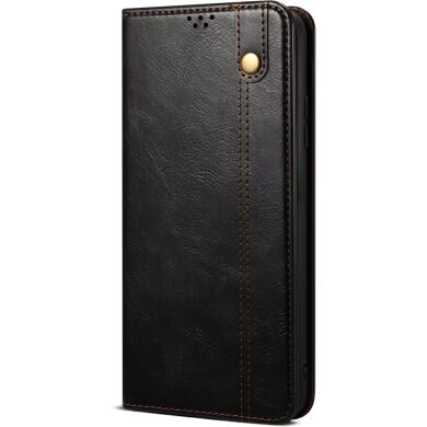 Защитный чехол UniCase Leather Wallet для Samsung Galaxy S26 Ultra (S948) - Black