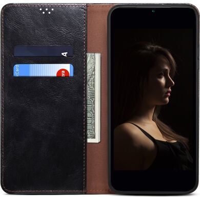 Защитный чехол UniCase Leather Wallet для Samsung Galaxy S26 Ultra (S948) - Black