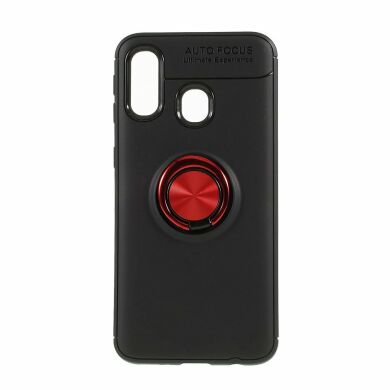 Захисний чохол UniCase Magnetic Ring для Samsung Galaxy A40 (А405) - Black / Red