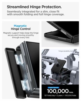 Защитный чехол Spigen Air Fit Pro (MagFit) для Samsung Galaxy Flip 8 (ACS11511) - Black