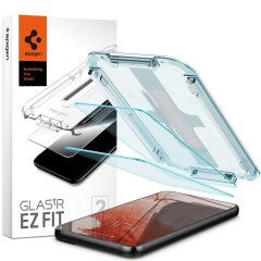 Комплект захисних стекол Spigen (SGP) GLAS.tR EZ Fit Sensor Protected для Samsung Galaxy S22 Plus (S906) + ГЕЛЬ