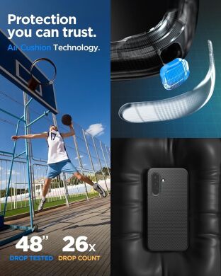 Защитный чехол Spigen (SGP) Liquid Air для Samsung Galaxy A36 (A366) ACS09199 - Matte Black
