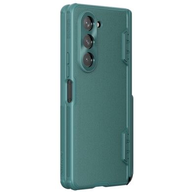 Защитный чехол NILLKIN CamShield Fold Leather Case для Samsung Galaxy Fold 5 - Green