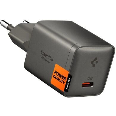 Сетевое зарядное устройство Spigen EE301EU GaN 30W (Type-C) ACH10447 - Gunmetal