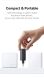 Сетевое зарядное устройство USAMS US-CC296 GaN 30W (USB + Type-C) + кабель Type-C - White. Фото 9 из 16
