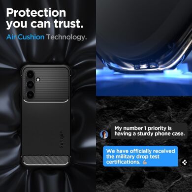 Защитный чехол Spigen (SGP) Rugged Armor для Samsung Galaxy S23 FE - Black