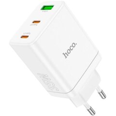 Сетевое зарядное устройство Hoco N33 Start PD35W (2C1A) - White