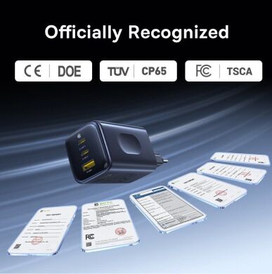 Мережевий зарядний пристрій Baseus PicoGo AE11 2C+U (100W) E0121400 - Black