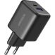 Сетевое зарядное устройство UGREEN X516 GaN 30W Type-C + USB (65014) - Black. Фото 2 из 7