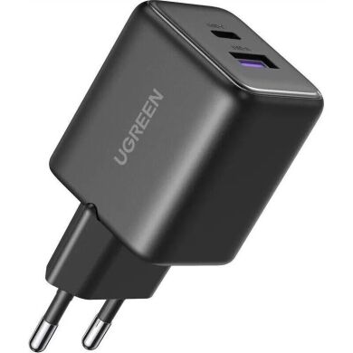 Сетевое зарядное устройство UGREEN X516 GaN 30W Type-C + USB (65014) - Black