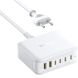 Сетевое зарядное устройство Baseus FH21 2U + 4C (120W) E0120T - White. Фото 3 из 22