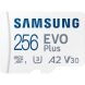 Карта пам’яті MicroSDXC Samsung EVO Plus 256GB C10 UHS-I R160MB/s + адаптер (MB-MC256SA/EU) - White