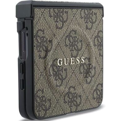 Защитный чехол Guess 4G Classic MagSafe для Samsung Galaxy Flip 8 (GUHMZF8P4MSEGCW) - Brown