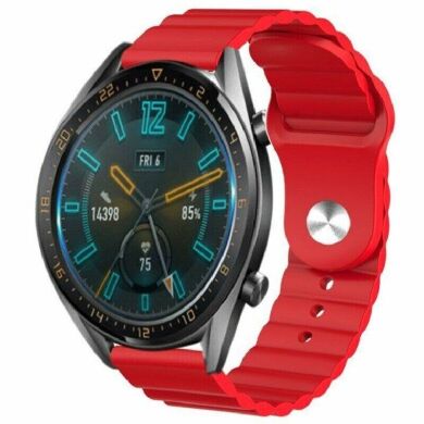 Ремінець Deexe Silicone Strap для годинників з шириною кріплення 22мм - Red