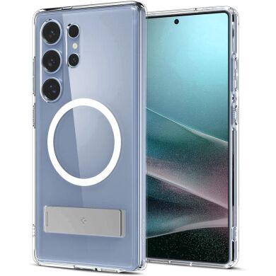 Чохол з підставкою Spigen Ultra Hybrid S (MagFit) для Samsung Galaxy S25 Ultra (S938) ACS08963 - Clear White