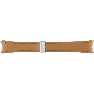 Оригинальный ремешок D-Buckle Hybrid Eco-Leather Band (M/L) для Samsung Galaxy Watch 4 / 4 Classic / 5 / 5 Pro / 6 / 6 Classic (ET-SHR94LDEGEU) - Camel