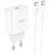 Сетевое зарядное устройство Hoco C94A PD20W + кабель Type-C to Type-C - White
