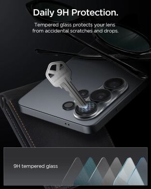 Комплект захисних стекол Spigen Optik Pro Lens Protector для Samsung Galaxy S26 Ultra (S948) AGL11076 - Black