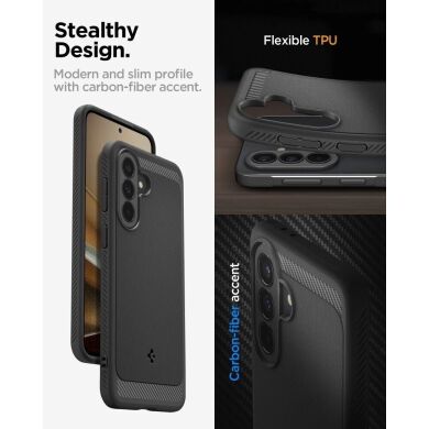 Защитный чехол Spigen Rugged Armor для Samsung Galaxy A57 (A576) ACS09794 - Matte Black